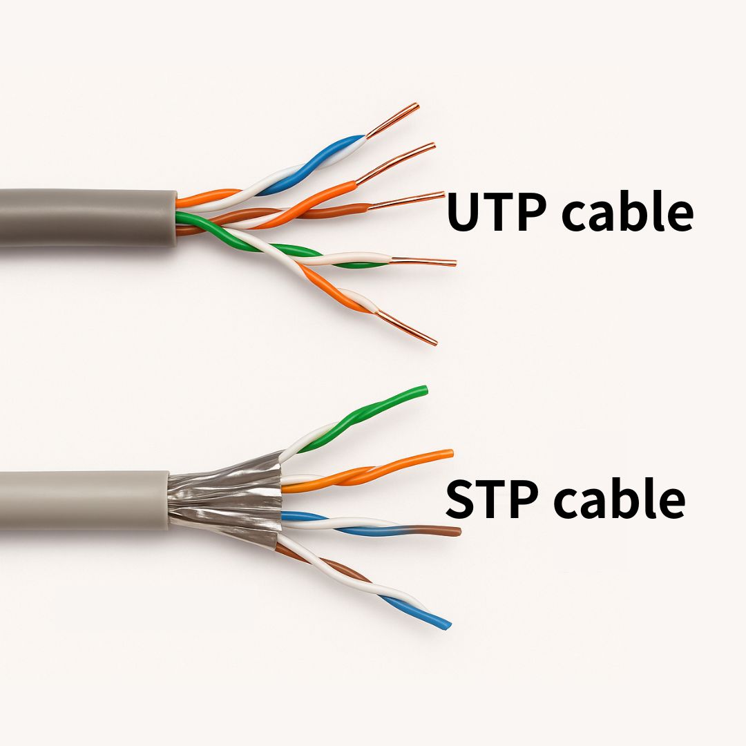 Was ist UTP- und STP-Kabel?